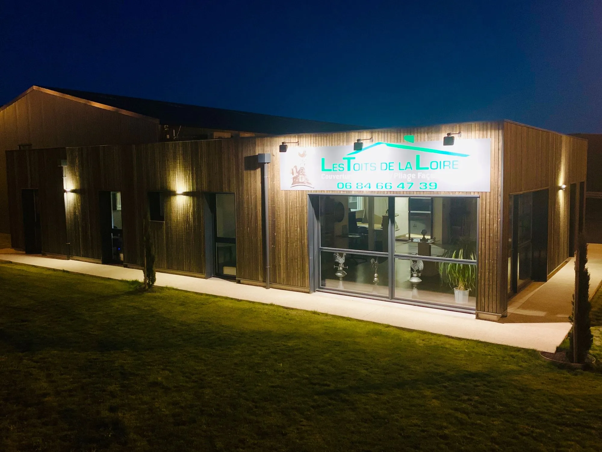 Chantier éclairé Les Toits de la Loire