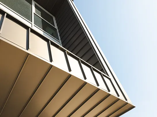 Bardage métallique façade moderne